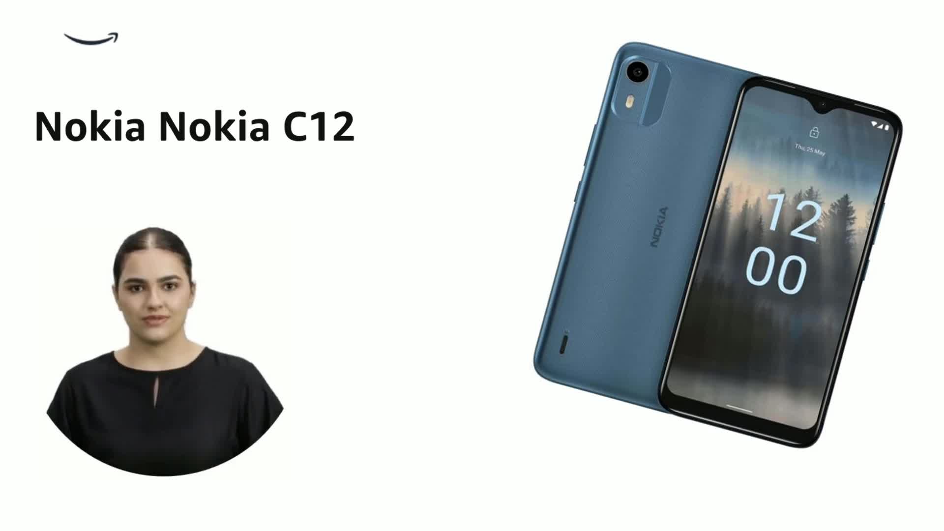 Nokia C12 Pro Android Smartphone, Dual SIM, All Day Battery Life